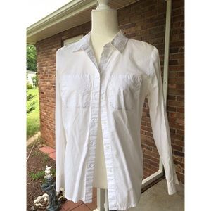 White Button Up Long Sleeve